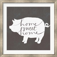 Home Sweet Home Pig Fine Art Print