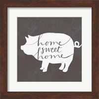 Home Sweet Home Pig Fine Art Print