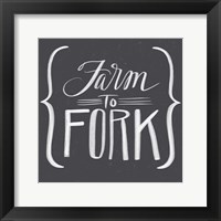 Farm to Fork Framed Print