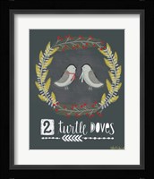 2 Turtledoves Framed Print