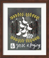 6 Geese Fine Art Print