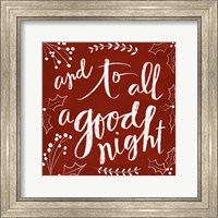 To All a Good Night Fine Art Print