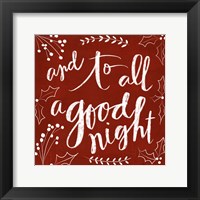 To All a Good Night Fine Art Print