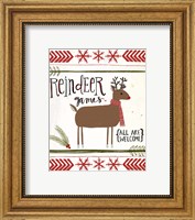 Reindeer Games Fine Art Print