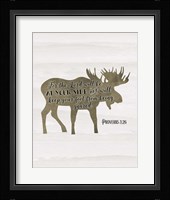 Proverbs 3-26 Framed Print