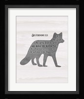 Deuteronomy 31-8 Framed Print