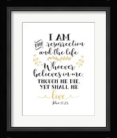 John 11-25 Fine Art Print