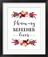 My Redeemer Lives Fine Art Print
