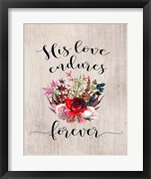 His Love Endures Forever Fine Art Print