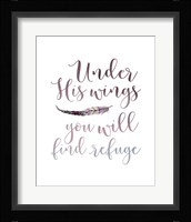 Under His Wings Fine Art Print