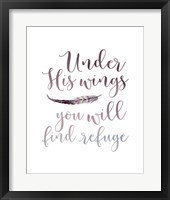 Under His Wings Fine Art Print