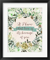 Mom Because of You Fine Art Print