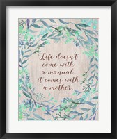 Mom Manual Fine Art Print