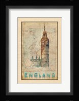 Travel England Framed Print