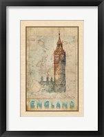 Travel England Framed Print
