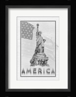 Travel America Framed Print