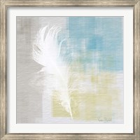 White Feather Abstract I Fine Art Print