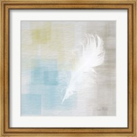 White Feather Abstract II Fine Art Print