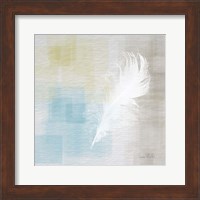 White Feather Abstract II Fine Art Print