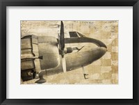 Prop Plane Nose Framed Print
