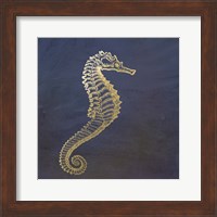 Golden Seahorse Fine Art Print