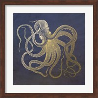 Golden Octopus Fine Art Print