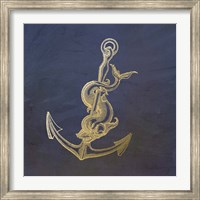 Golden Anchor Fine Art Print