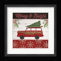 Merry & Bright Framed Print