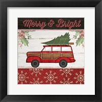 Merry & Bright Framed Print