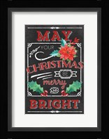 Merry and Bright Framed Print