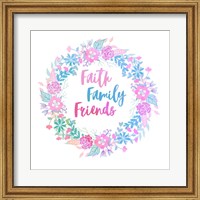Faith, Family, Friends-Pastel Fine Art Print
