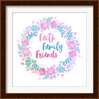 Faith, Family, Friends-Pastel Fine Art Print
