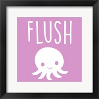 Sea Creatures-Flush Framed Print