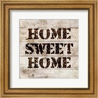 Home Sweet Home In Wood Fine Art Print