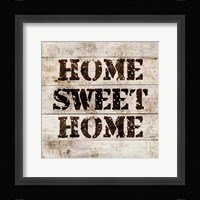 Home Sweet Home In Wood Fine Art Print