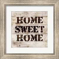 Home Sweet Home In Wood Fine Art Print