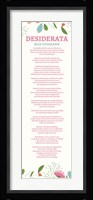 Floral Desiderata Fine Art Print