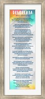 Rainbow Desiderata Fine Art Print