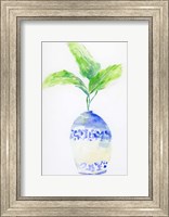 Blue and White Botanical Fine Art Print
