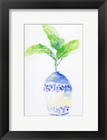 Blue and White Botanical Fine Art Print