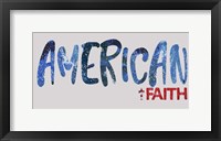 American Faith Framed Print