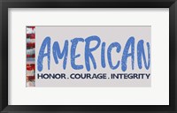 American Honor Framed Print