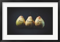 Pears - Live Laugh Love Fine Art Print