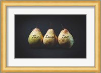 Pears - Live Laugh Love Fine Art Print