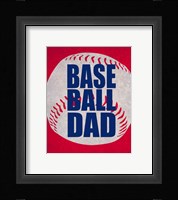 Baseball Dad In Red Fine Art Print
