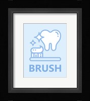 Boy's Bathroom Task-Brush Fine Art Print