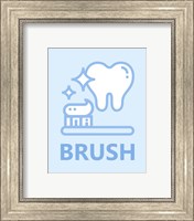 Boy's Bathroom Task-Brush Fine Art Print