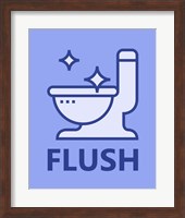 Boy's Bathroom Task-Flush Fine Art Print