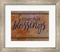 Count Your Blessing-Brown Fine Art Print