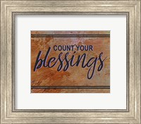 Count Your Blessing-Brown Fine Art Print